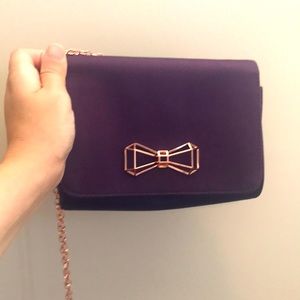 Ted Baker London crossbody/ clutch rose gold